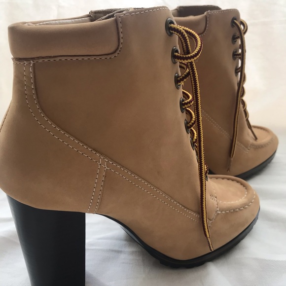 New Colin Stuart Hiking Boot Style Booties Sz 8 - Picture 6 of 8